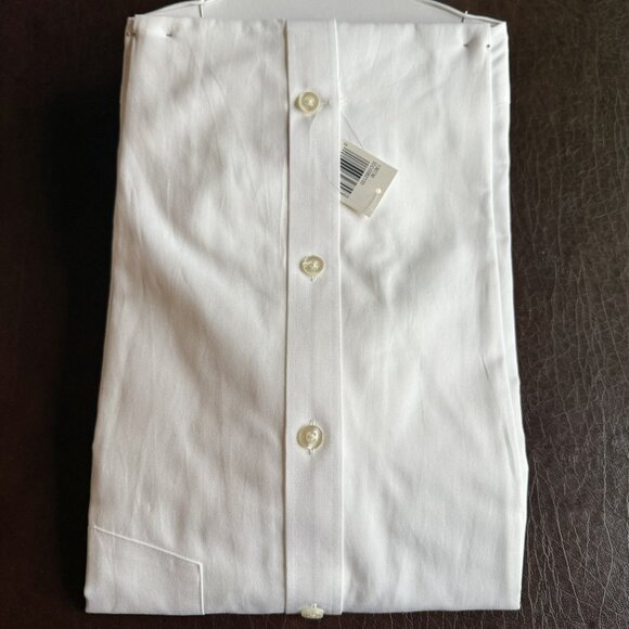 NWT Michael Kors White Dress Shirt 16.5 32/33 Regular Fit 100% Cotton - Picture 6 of 7